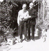 Claude James (on the right).
Photo kindly provided by Ian Robinson.