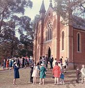 Wedding at Tarnagulla Methodist Church C1965