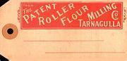 The Tarnagulla Patent Roller Flour Milling Co. consignment tag c 1900