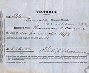 Crown Land Auction receipt for purchase of Lot No. 68 at Waanyarra 24 March 1862