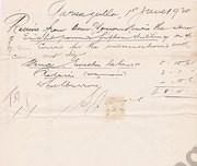 Invoice J James to Thomson & Comrie 1 June 1920