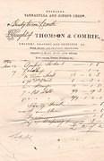 Invoice Thomson & Comrie to Presbyterian Church June 1864