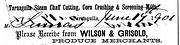 Wilson and Grisold 1901