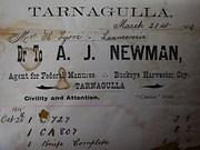 A.J.Newman Invoice, 1916.