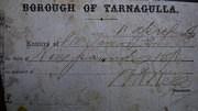 Borough Receipt to James Small, 1878.