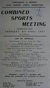 School Sports Meeting, 1961.