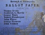 Borough Council Ballot Paper, c1866.