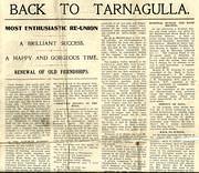 Back to Tarnagulla 1931 - Page One