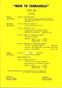 Programme for Back to Tarnagulla 1981