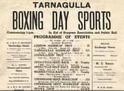 First half of Programme for the 1952 Tarnagulla Boxing Day Sports.
From the Win and Les Williams Collection.