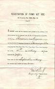 Registration of Thomson and Comrie 18 May 1897
