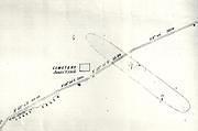 Jones Creek (Waanyarra) 1857. Original road survey map.