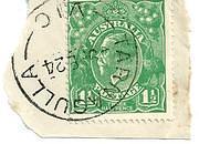 Postage Stamp, Tarnagulla, 1924