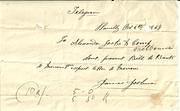 Telegram regarding Joshua's Brittania Hotel, Llanelly.