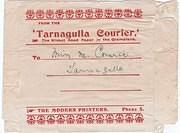 Tarnagulla Courier Post label c 1910