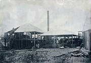 John Beynon's Quartz Crushing Mill, Poverty Reef, c.1874