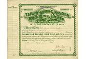 Tarnagulla Consols Gold Mine Share Certificate, 1898.