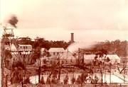 Tarnagulla Poverty Mine with Mill Chimney