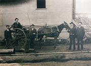 Tarnagulla Gold Estates NL, 1906
from left: John James (Manager), Walter Riddington (Director), William Turner (Coy Secretary), John Fitzpatrick, James Priestly
David Gordon Collection.