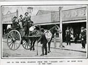 Off to the Poseidon Rush from the Golden Age Hotel, January 1907.
David Gordon Collection.