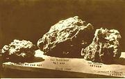 Some Poseidon Nuggets, 1906.
From a postcard by Johnson and Co.,
    Photographers of Ararat.
David Gordon Collection.