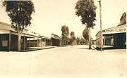 Commercial Road, Tarnagulla, looking south from Poverty Street, c.1930.From the Win and Les Williams Collection.