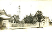 Commercial Road, Tarnagulla, looking towards the Town Hall c  1920