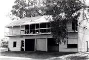 Pavilion at Tarnagulla Recreation reserve, 1984. Before restoration.