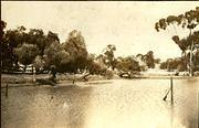 Company's Dam, Tarnagulla, looking north-east with Methodist Church in the background.
From the Marie Aulich Collection